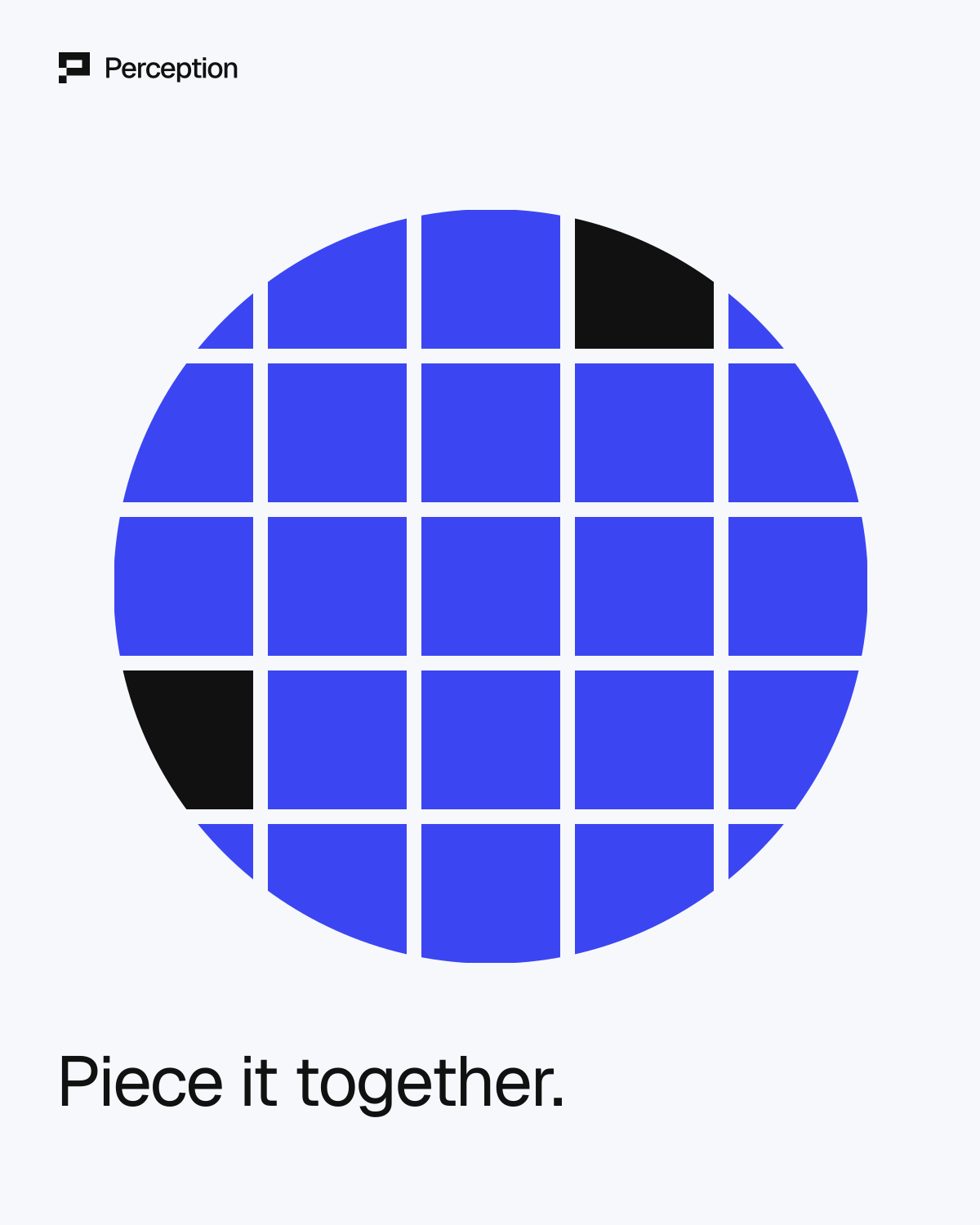 Pieces in place